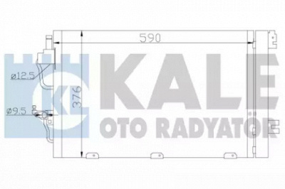 KALE OTO RADYATOR 393400 -  Конденсатор, кондиционер